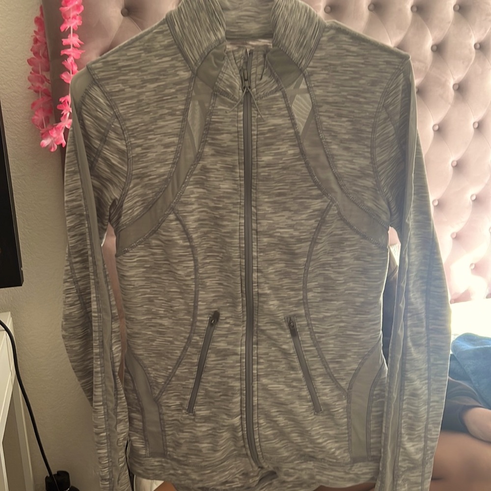Athletic zip up jacket